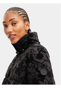 Desigual Kurtka przejściowa 23WWEWB2 Czarny Regular Fit. Kolor: czarny. Materiał: syntetyk #5