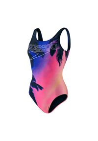 Damski jednoczęściowy kostium kąpielowy Speedo Eco Dig Placem UB. Kolor: niebieski