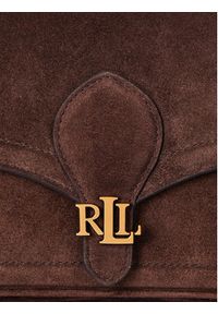 Lauren Ralph Lauren - LAUREN RALPH LAUREN Torebka 431974553002 Brązowy. Kolor: brązowy. Materiał: skórzane, zamszowe #5