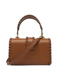 Pinko - PINKO Torebka Love One Mini Cl. AI 25-26 PLTT 100059 A2OR Brązowy. Kolor: brązowy. Materiał: skórzane #3
