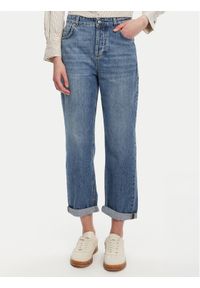 Marella Jeansy Tomboy 2523186074 Niebieski Loose Fit. Kolor: niebieski