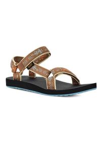 Buty do chodzenia damskie Teva Gecko. Kolor: brązowy. Materiał: materiał, syntetyk. Sport: turystyka piesza