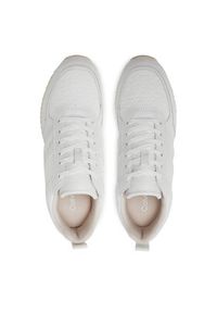 Calvin Klein Sneakersy Runner Lace Up Saff Mono HW0HW02102 Biały. Kolor: biały. Materiał: skóra #4