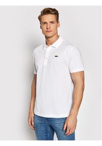 Lacoste Polo YH4801 Biały Slim Fit. Typ kołnierza: polo. Kolor: biały. Materiał: bawełna #1