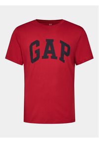 GAP - Gap T-Shirt 550338-56 Czerwony Regular Fit. Kolor: czerwony. Materiał: bawełna #2