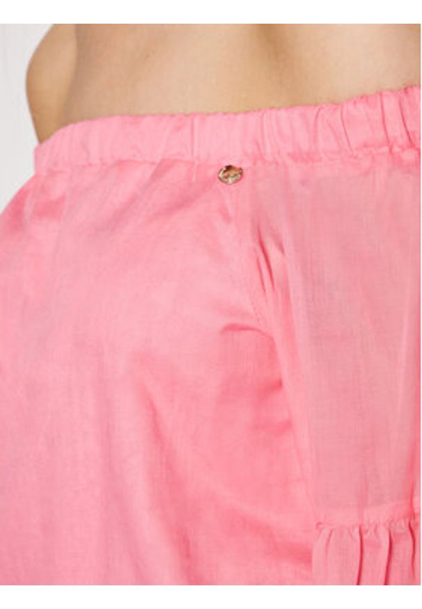 Rinascimento Bluzka CFC0103520003 Różowy Regular Fit. Kolor: różowy. Materiał: bawełna
