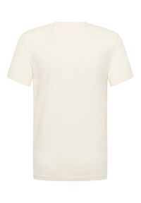 Mustang T-Shirt Austin 1016483 Beżowy Regular Fit. Kolor: beżowy. Materiał: bawełna #4