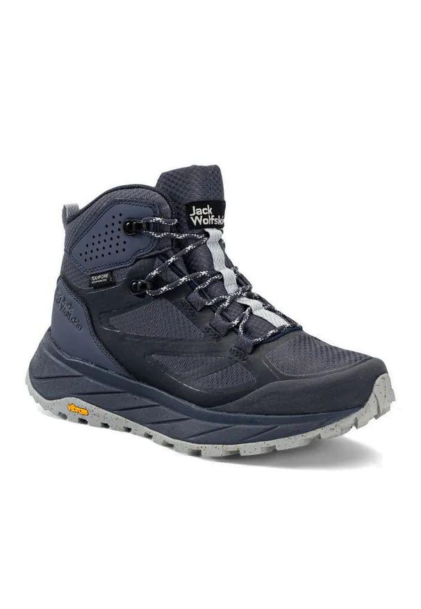 Buty trekkingowe damskie Jack Wolfskin Terraventure Texapore. Kolor: niebieski. Styl: sportowy