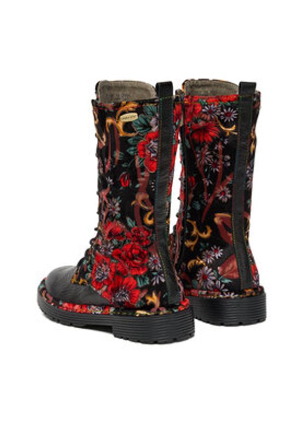 Laura Vita Trzewiki Incaso 18 Czarny. Kolor: czarny. Materiał: skóra