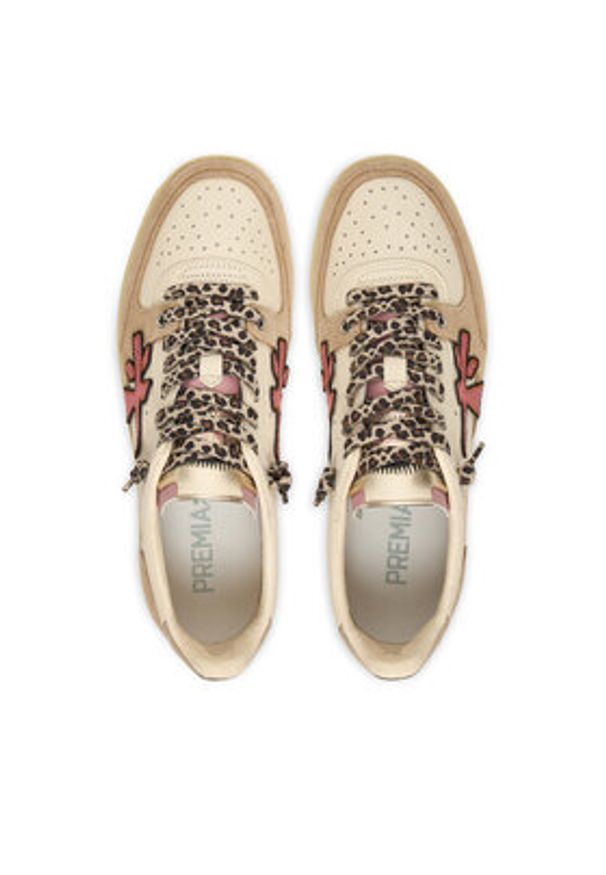 Premiata Sneakersy Bsktclad 7658 Beżowy. Kolor: beżowy. Materiał: skóra