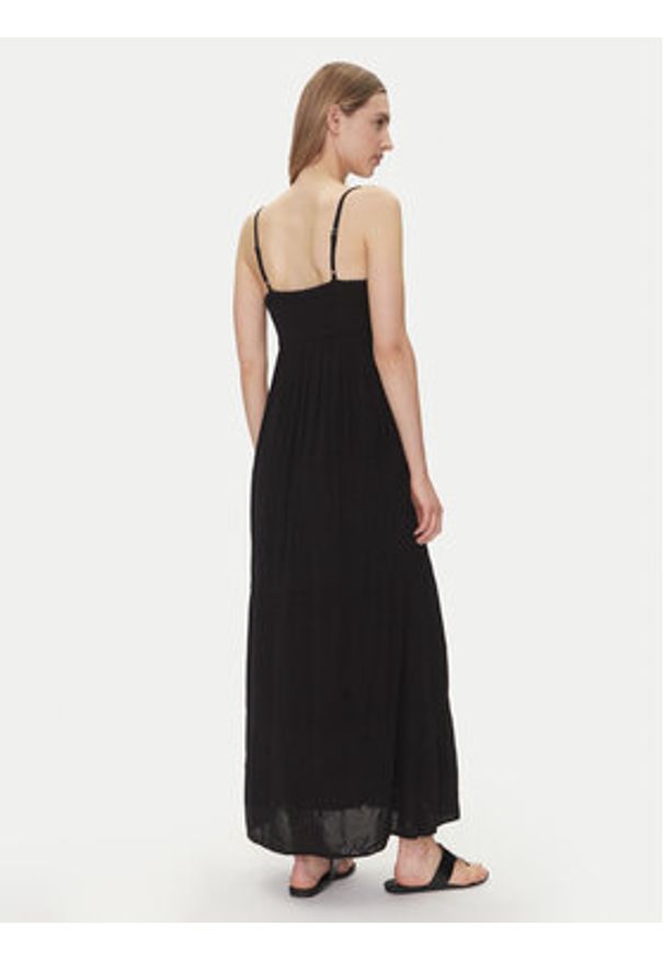 only - ONLY Sukienka letnia Chiara 15346832 Czarny Regular Fit. Kolor: czarny. Materiał: wiskoza. Sezon: lato
