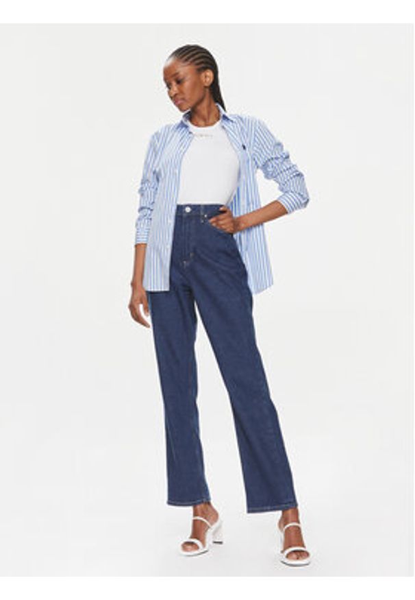 Calvin Klein Jeansy K20K206576 Granatowy Relaxed Fit. Kolor: niebieski