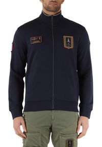 Aeronautica Militare - AERONAUTICA MILITARE Granatowa bluza męska With Patches, Rozmiar XXL. Kolor: niebieski #4