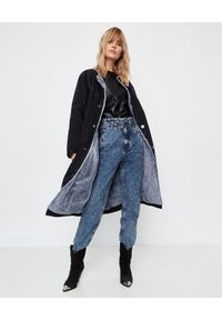 ISABEL MARANT - Jeansowy płaszcz Kaleia Faded Black. Kolor: czarny. Materiał: jeans. Długość rękawa: długi rękaw. Długość: długie. Styl: sportowy #3