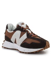 Buty New Balance WS327SL brązowe. Okazja: na co dzień. Kolor: brązowy. Materiał: guma, skóra, syntetyk, materiał. Szerokość cholewki: normalna #4