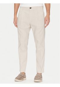 JOOP! Jeans Chinosy 15 JJF-100Lead2 30046561 Beżowy Loose Fit. Kolor: beżowy. Materiał: bawełna
