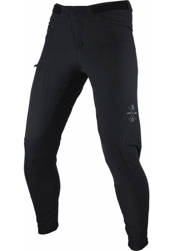 LEATT - Spodnie rowerowe MTB męskie Leatt Trail 2.0 Black. Kolor: czarny. Sport: kolarstwo