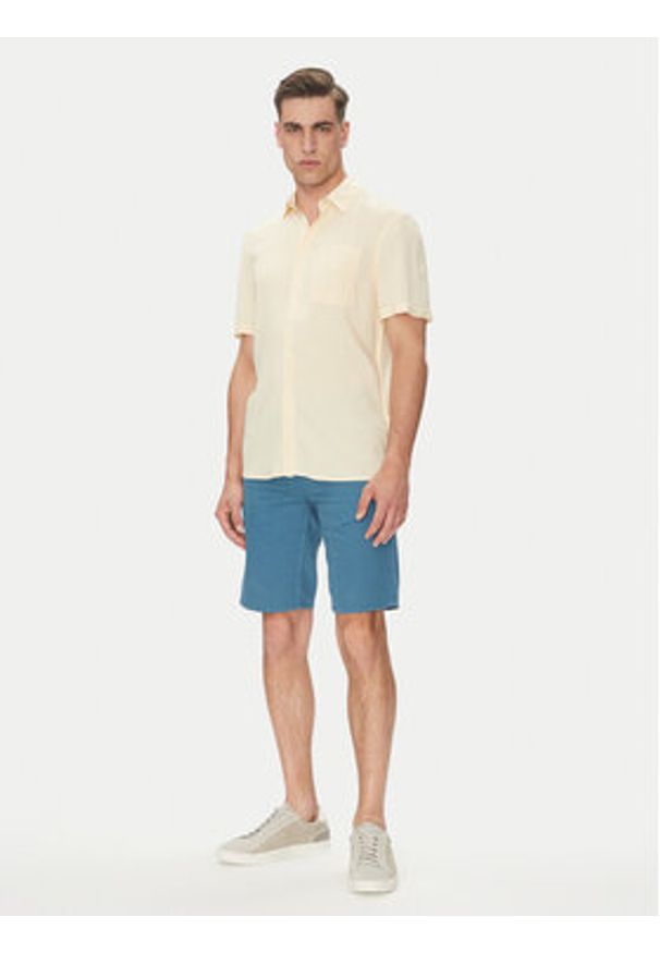 Blend Szorty jeansowe 20718128 Niebieski Regular Fit. Kolor: niebieski. Materiał: bawełna