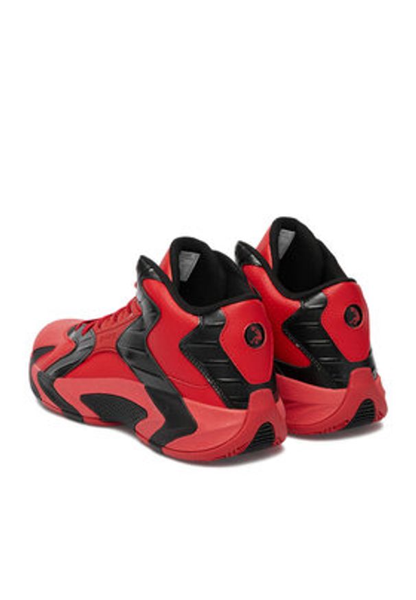 Shaq - SHAQ Sneakersy EO-DEVASTATOR 2.0 AQ95042M-RB Czerwony. Kolor: czerwony. Materiał: skóra