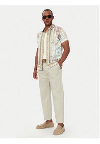 Guess Koszula M6YH88 W3424 Beżowy Regular Fit. Kolor: beżowy. Materiał: syntetyk #3