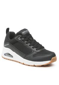 skechers - Skechers Sneakersy Uno Inside Matters 155005/BKW Czarny. Kolor: czarny. Materiał: materiał #6