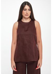 Ecoalf - Top damski lniany Sia ECOALF. Materiał: len #2