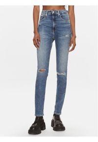 Calvin Klein Jeans Jeansy J20J222143 Niebieski Skinny Fit. Kolor: niebieski