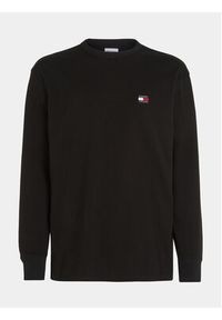 Tommy Jeans Longsleeve Classic Xs Badge DM0DM17816 Czarny Classic Fit. Kolor: czarny. Materiał: bawełna. Długość rękawa: długi rękaw #6