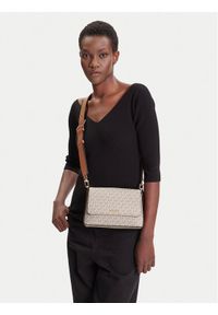 MICHAEL Michael Kors Torebka Nessa 30T5G8ZM1B Beżowy. Kolor: beżowy. Materiał: skórzane #1