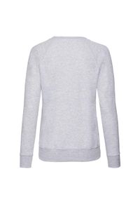 FRUIT OF THE LOOM - Lekki Sweter Raglanowy Dla Kobiet. Kolor: szary. Długość rękawa: raglanowy rękaw