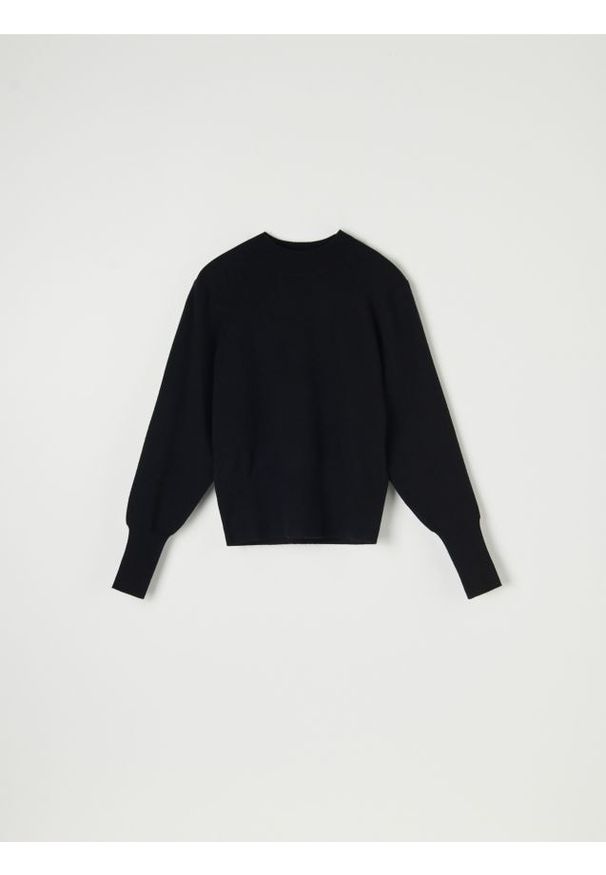 Sinsay - Sweter - czarny. Kolor: czarny. Materiał: dzianina. Styl: klasyczny