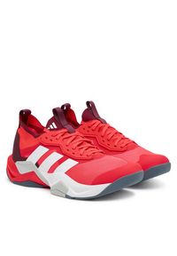 Adidas - adidas Buty na siłownię Rapidmove ADV 2 JI2058 Czerwony. Kolor: czerwony. Materiał: materiał. Sport: fitness #6