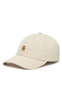 TOMMY HILFIGER - Czapka z daszkiem Tommy Hilfiger. Kolor: beżowy