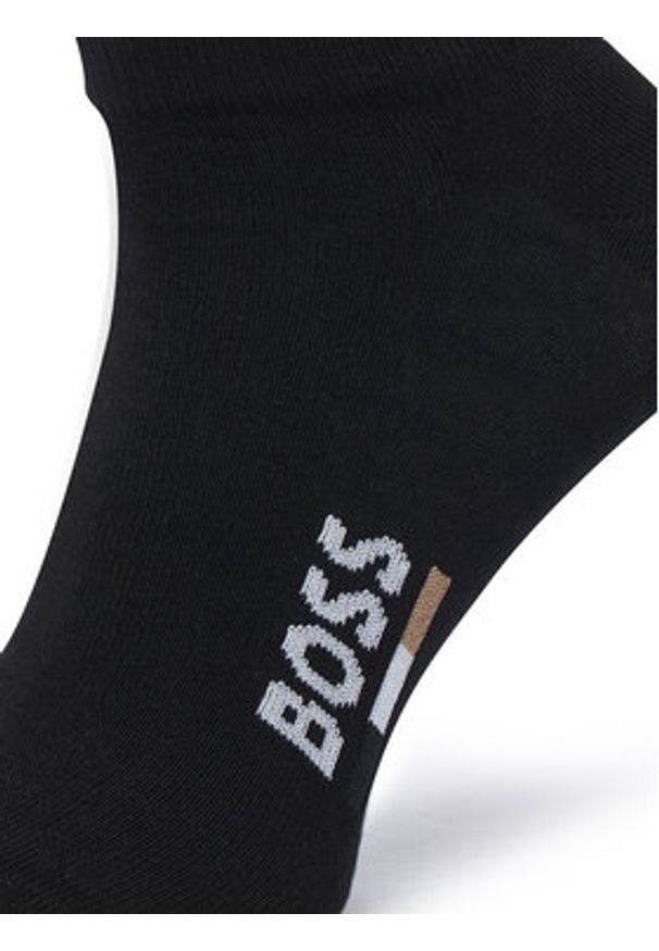 BOSS Skarpety krótkie 50559426 Czarny. Kolor: czarny. Materiał: bawełna
