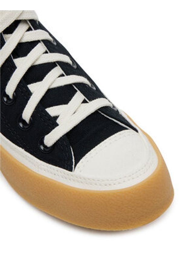 Converse Trampki Chuck Taylor All Star Retro Rubber A10682C Czarny. Kolor: czarny. Materiał: materiał. Styl: retro