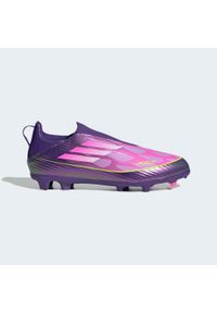 Adidas - Buty piłkarskie dla dzieci ADIDAS F50 Yamal League Laceless LL. Materiał: syntetyk. Szerokość cholewki: normalna. Wzór: nadruk. Sport: piłka nożna