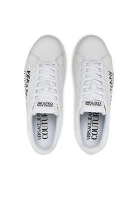 Versace Jeans Couture Sneakersy 78YA3SKC Biały. Kolor: biały. Materiał: skóra #6