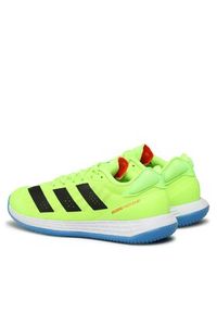 Adidas - adidas Buty Adizero Fastcourt Shoes HP3358 Zielony. Kolor: zielony. Materiał: materiał #6