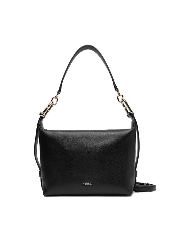 Furla Torebka Tonie Mini WE00877 A.0023 CN O6000 Czarny. Kolor: czarny. Materiał: skórzane