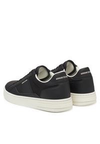 Armani Exchange Sneakersy XUX241 XV911 K001 Czarny. Kolor: czarny. Materiał: skóra