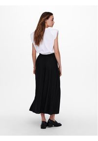 only - ONLY Spódnica maxi Venedig 15164606 Czarny Regular Fit. Kolor: czarny. Materiał: wiskoza