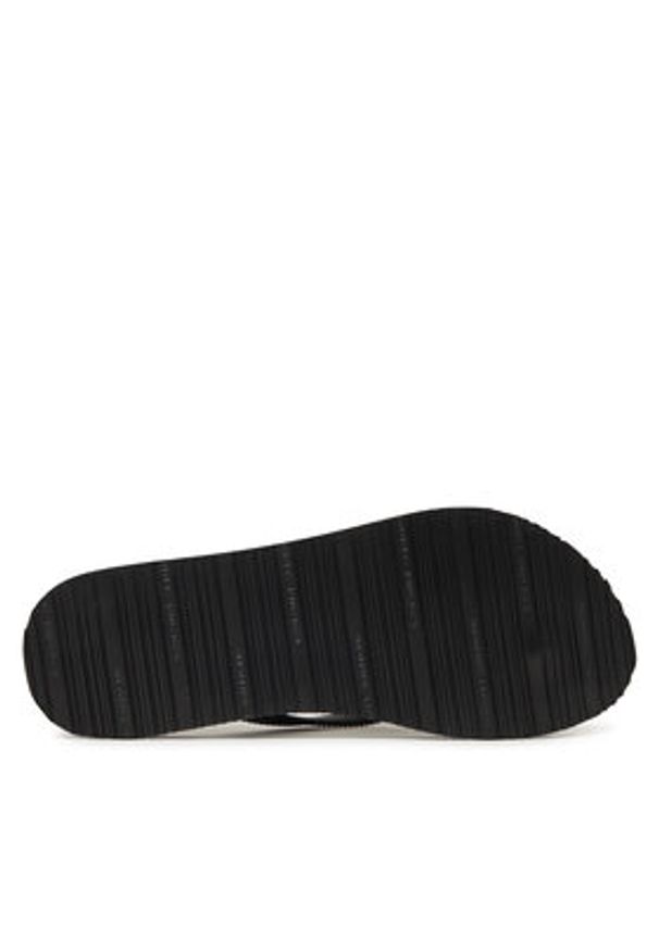 TOMMY HILFIGER - Tommy Hilfiger Japonki Hilfiger Strap Beach Sandal FW0FW08736 Czarny. Kolor: czarny. Materiał: materiał