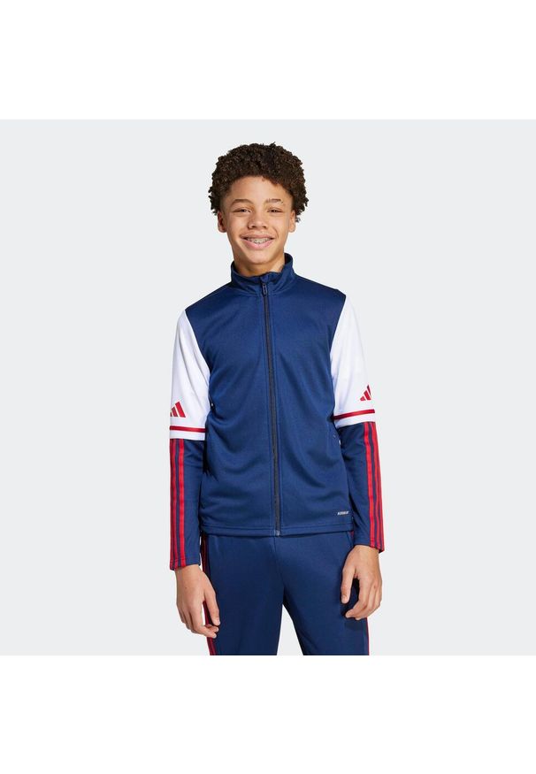 Adidas - Bluza piłkarska treningowa dla dzieci ADIDAS Squadra 25. Materiał: materiał. Sport: piłka nożna