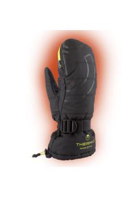 Mitenka grzewcza ski doroslych Therm-ic Warmer Ready Gloves kieszen na suwak. Kolor: zielony. Materiał: poliester