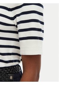 TOMMY HILFIGER - Tommy Hilfiger T-Shirt WW0WW49705 Kremowy Regular Fit. Kolor: kremowy. Materiał: syntetyk #4