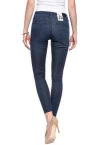 Lee - SPODNIE DAMSKIE LEE SCARLETT CROPPED POLISHED INDIGO L30CRKKD 112106385 #4
