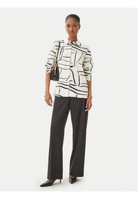 TOMMY HILFIGER - Tommy Hilfiger Koszula WW0WW49611 Beżowy jasny Regular Fit. Kolor: beżowy. Materiał: wiskoza #5