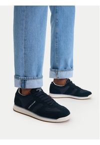 Guess Jeans Sneakersy EO-DELAND-01 WE Granatowy. Kolor: niebieski. Materiał: skóra, zamsz #3