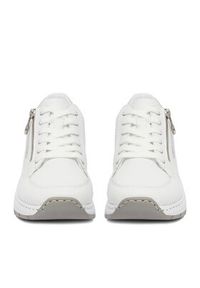 Rieker Sneakersy CEO-N6508-80 Biały. Kolor: biały. Materiał: syntetyk, skóra #6