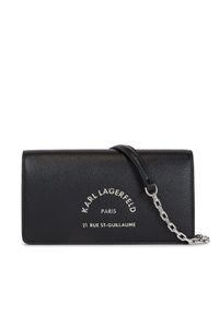 Karl Lagerfeld - KARL LAGERFELD Torebka 240W3247 Czarny. Kolor: czarny. Materiał: skórzane
